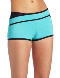 JAG Women's Swimwear Mesh Attack Boy Leg Bottom JAG Women's Swimwear Mesh Attack Boy Leg Bottom
