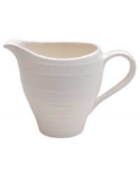 Evoking the natural exuberance of thrown pottery, the Mikasa Swirl creamer brings unfussy elegance to your table in classic stoneware. Creamer not shown. Evoking the natural exuberance of thrown pottery, the Mikasa Swirl creamer brings unfussy elegance to your table in classic stoneware. Creamer not shown.