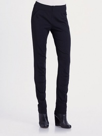 This sleek stretch style will become an instant wardrobe staple.Wide waistbandZip flySide slash pocketsInseam, about 3190% nylon/10% elastaneDry cleanMade in USA of Italian fabricModel shown is 5'10 (177cm) wearing US size 4. This sleek stretch style will become an instant wardrobe staple.Wide waistbandZip flySide slash pocketsInseam, about 3190% nylon/10% elastaneDry cleanMade in USA of Italian fabricModel shown is 5'10 (177cm) wearing US size 4.