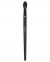 This versatile, long-haired brush gradually tapers to a medium-size dome of soft, natural hair bristles. Its unique shape makes it ideal for applying shadow all over lids, softening eye contour colors, diffusing shadow pigments or setting concealer to perfection. A better tapered edge allows for softer blending. How to use: For shadow application dip brush tip into eye shadow. Tap off excess. Apply to desired lid area by lightly sweeping across eye. For more definition blend into the crease. For shadow blending use gentle, horizontal strokes to blend shadow over lid from outer corner into crease. For setting concealer roll brush over concealer and apply around eye area using light vertical strokes for a lasting, flawless finish.