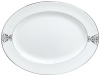 Vera Wang by Wedgwood Imperial Scroll 15.25-Inch Oval Platter Vera Wang by Wedgwood Imperial Scroll 15.25-Inch Oval Platter