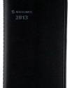 AT-A-GLANCE QuickNotes, Recycled Weekly/Monthly Appointment Book, 5 x 8 Inches, Black, 2013 (76-02-05)