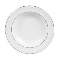 A subtle yet classic collection for formal dining in white fine bone china with platinum-toned accents. A subtle yet classic collection for formal dining in white fine bone china with platinum-toned accents.