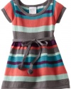 Roxy Kids Baby-Girls Infant Crash Landing Dress, Castlerock Stripe, 12 Months