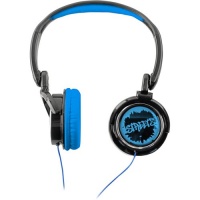 Coby CV400BLU jammerz Streets Urban Style Deep Bass Headphones, Blue Coby CV400BLU jammerz Streets Urban Style Deep Bass Headphones, Blue