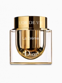 The New L'Or de Vie delivers revolutionary anti-aging benefits that stop time in its tracks. The ultra-concentrated formulas now include Miyabenol C, a polyphenol molecule unique to the vines of Yquem which targets the skin cells' own DNA to help correct signs of aging. Immediately, the skin appears to be smoother, firmer, more luminous and youthful.New La Creme for Face and Neck: Silky creme delicately melts into the skin for a perfect velvety finish. The New L'Or de Vie delivers revolutionary anti-aging benefits that stop time in its tracks. The ultra-concentrated formulas now include Miyabenol C, a polyphenol molecule unique to the vines of Yquem which targets the skin cells' own DNA to help correct signs of aging. Immediately, the skin appears to be smoother, firmer, more luminous and youthful.New La Creme for Face and Neck: Silky creme delicately melts into the skin for a perfect velvety finish.