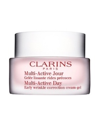 Early Correction. Continuous Protection. Visible Perfection. Multi-Active Day is the newest innovation from Clarins; high performance skin care with new formulas and textures, that goes beyond prevention to visibly correct early signs of aging. Early Correction. Continuous Protection. Visible Perfection. Multi-Active Day is the newest innovation from Clarins; high performance skin care with new formulas and textures, that goes beyond prevention to visibly correct early signs of aging.
