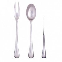 Dansk Torun Stainless-Steel 3-Piece Hostess Set Dansk Torun Stainless-Steel 3-Piece Hostess Set