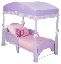Delta Girls Toddler Bed Canopy, Purple Delta Girls Toddler Bed Canopy, Purple