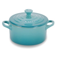 Le Creuset Stoneware Petite Casserole: Carribean Le Creuset Stoneware Petite Casserole: Carribean