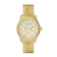 Michael Kors Quartz Mother of Pearl Dial Horn Band - Women's Watch MK5400 Michael Kors Quartz Mother of Pearl Dial Horn Band - Women's Watch MK5400