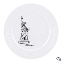 Lenox Tin Can Alley New York Accent Plate, 9-Inch Lenox Tin Can Alley New York Accent Plate, 9-Inch