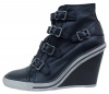 Ash Women's Thelma Fashion Sneaker,Black,39 EU/9 M US