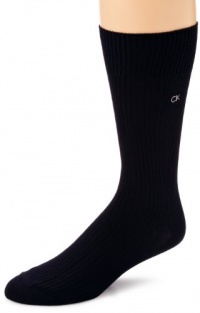 Calvin Klein Men's Rayon From Bamboo Panelled Rib Dress Socks