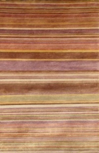 Liora Manne Karela Stripe Blush Contemporary 8' x 10' Rug- 7124-37 Liora Manne Karela Stripe Blush Contemporary 8' x 10' Rug- 7124-37