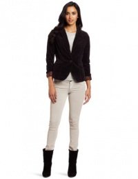 Calvin Klein Jeans Women's Power Stretch Corduroy Blazer, Black, Large Calvin Klein Jeans Women's Power Stretch Corduroy Blazer, Black, Large