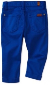 7 For All Mankind Girls 2-6X Skinny Crop And Roll Legging Pant, Surf The Web, 4 7 For All Mankind Girls 2-6X Skinny Crop And Roll Legging Pant, Surf The Web, 4