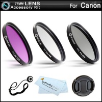 77mm Multi-Coated 3 Piece Filter Kit (UV-CPL-FLD) For The Canon Digital EOS 6D DSLR Camera (That uses EF24-105mm f4L IS USM Lens) + Snap-On Lens Cap + Lens Cap Keeper + MicroFiber Cleaning Cloth 77mm Multi-Coated 3 Piece Filter Kit (UV-CPL-FLD) For The Canon Digital EOS 6D DSLR Camera (That uses EF24-105mm f4L IS USM Lens) + Snap-On Lens Cap + Lens Cap Keeper + MicroFiber Cleaning Cloth