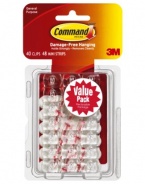Command Decorating Clips Value Pack, 40-Clip