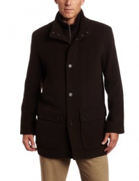 Cole Haan Men's Plush Coat with Bib Front Cole Haan Men's Plush Coat with Bib Front