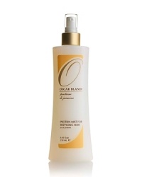 Detangles, fortifies, protects and restyles. Jasmine Protein Mist is perfect for restyling hair the next day. Infused with soy and wheat proteins, this styling aid seals the cuticle to allow hair to withstand heat abuse from flat/curling irons or blow dryers. Achieves the same look from the initial style. Increases hair's flexibility to prevent over-drying and breakage when restyling.- Improves wet and dry combing- Provides humidity resistance- Protects hair from heat styling- Reduces static and fly-aways - Jasmine and lavender essential oils provide a sensual, intoxicating, relaxing scent - Soy and wheat proteins condition, strengthen and protect- Jasmine extracts smooth and calm cuticle- Aloe vera moisturizes, soothes and helps repair damaged hair- Geranium moisturizes and enhances shine- Antioxidant green tea protects Detangles, fortifies, protects and restyles. Jasmine Protein Mist is perfect for restyling hair the next day. Infused with soy and wheat proteins, this styling aid seals the cuticle to allow hair to withstand heat abuse from flat/curling irons or blow dryers. Achieves the same look from the initial style. Increases hair's flexibility to prevent over-drying and breakage when restyling.- Improves wet and dry combing- Provides humidity resistance- Protects hair from heat styling- Reduces static and fly-aways - Jasmine and lavender essential oils provide a sensual, intoxicating, relaxing scent - Soy and wheat proteins condition, strengthen and protect- Jasmine extracts smooth and calm cuticle- Aloe vera moisturizes, soothes and helps repair damaged hair- Geranium moisturizes and enhances shine- Antioxidant green tea protects