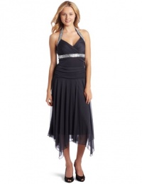 Trixxi Juniors Sheer Matte Jersey Hanky Caviar Dress Trixxi Juniors Sheer Matte Jersey Hanky Caviar Dress