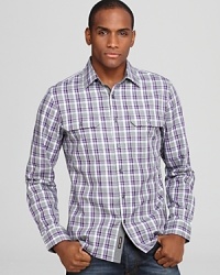 Michael Kors Cole Check Sport Shirt - Classic Fit Michael Kors Cole Check Sport Shirt - Classic Fit
