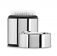 simplehuman Round Cotton Swab Holder, Chrome