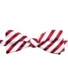 Put a sweet spin on your night out with this striped silk tie from Countess Mara.