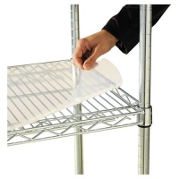Alera 36-Inch by 18-Inch Clear Plastic Shelf Liners for Wire Shelving, 4-Pack Alera 36-Inch by 18-Inch Clear Plastic Shelf Liners for Wire Shelving, 4-Pack