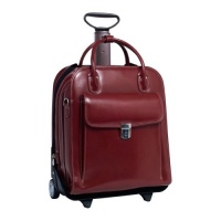 McKleinUSA LA GRANGE 96496 Red Leather Vertical Detachable-Wheeled Ladies' Briefcase McKleinUSA LA GRANGE 96496 Red Leather Vertical Detachable-Wheeled Ladies' Briefcase