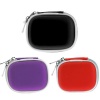 GTMax 3 Colors Carrying Pouch Case (Purple / Black / Red ) for Bluetooth Headset