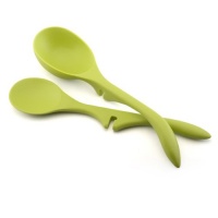 Rachael Ray Tools 2-Piece Lazy Spoon & Lazy Ladle Set, Green Rachael Ray Tools 2-Piece Lazy Spoon & Lazy Ladle Set, Green