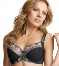 Fantasie Elodie Side Support Underwire Bra, 36GG, Black Fantasie Elodie Side Support Underwire Bra, 36GG, Black