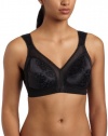 Playtex Women's 18 Hour Original Comfort Strap Bra, Black, 38D