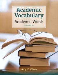 Academic Vocabulary: Academic Words (5th Edition) Academic Vocabulary: Academic Words (5th Edition)