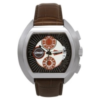 D&G Dolce & Gabbana Men's DW0213 Leather Synthetic with Brown Dial Watch D&G Dolce & Gabbana Men's DW0213 Leather Synthetic with Brown Dial Watch