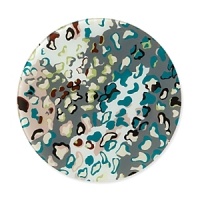 DIANE von FURSTENBERG Royal Leopard Decal Charger DIANE von FURSTENBERG Royal Leopard Decal Charger