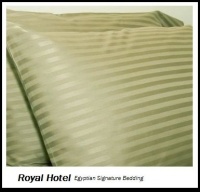 Royal Hotel's Striped Sage 800-Thread-Count 4pc Full Bed Sheet Set 100-Percent Egyptian Cotton, Sateen Striped, Deep Pocket Royal Hotel's Striped Sage 800-Thread-Count 4pc Full Bed Sheet Set 100-Percent Egyptian Cotton, Sateen Striped, Deep Pocket