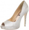 Badgley Mischka Women's Vixen Peep-Toe Pump