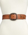 With a vintage chic design, this Fossil belt pairs perfectly with your favorite weekend jeans.