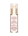 Skin Type: All Skin Types Texture: Serum Effective, anti-aging day treatment maintains youthful-looking eyes. Clarins exclusive complex of Hibiscus and Brown Algae extracts instantly lifts, firms, de-puffs and smoothes expression lines. Corrective pigments help minimize the appearance of dark circles, while illuminating the eye contour area for an energized look. Ophthalmologist-approved.