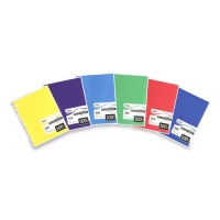 Mead Spiral Bound Notebook, College Rule, 8-1/2 x 11, Assorted colors, 100 Sheets/Pad (06622) Mead Spiral Bound Notebook, College Rule, 8-1/2 x 11, Assorted colors, 100 Sheets/Pad (06622)