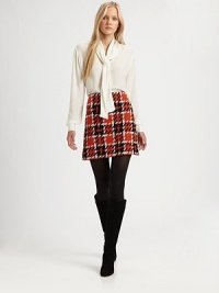 Featuring a lively pattern, the ideal mini skirt for this season.Concealed back zipperFully linedAbout 13 longPolyester/woolDry cleanImported Model shown is 5'11 (180cm) wearing US size 2. Featuring a lively pattern, the ideal mini skirt for this season.Concealed back zipperFully linedAbout 13 longPolyester/woolDry cleanImported Model shown is 5'11 (180cm) wearing US size 2.
