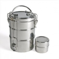 Stainless Steel Food Containers: To-Go Ware 3 Tier Food Carrier Stainless Steel Food Containers: To-Go Ware 3 Tier Food Carrier