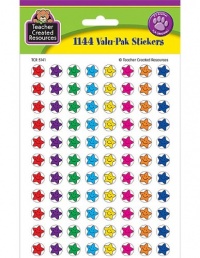 Teacher Created Resources Mini Stickers Valu Pack, Smiley Stars (5141) Teacher Created Resources Mini Stickers Valu Pack, Smiley Stars (5141)