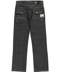 Akademiks Trademark Best Straight Fit Jeans (Sizes 8 - 20) - raw blue wash, 10 Akademiks Trademark Best Straight Fit Jeans (Sizes 8 - 20) - raw blue wash, 10
