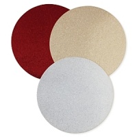 Thesparkling accents make this round placemat perfect for dinner parties and special occasions. Thesparkling accents make this round placemat perfect for dinner parties and special occasions.
