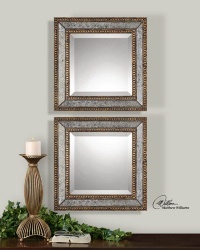 Uttermost Norlina Mirror, Squares, Set of 2 Uttermost Norlina Mirror, Squares, Set of 2