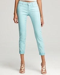 7 For All Mankind Jeans - Crop Skinny Jeans in Turquoise 7 For All Mankind Jeans - Crop Skinny Jeans in Turquoise